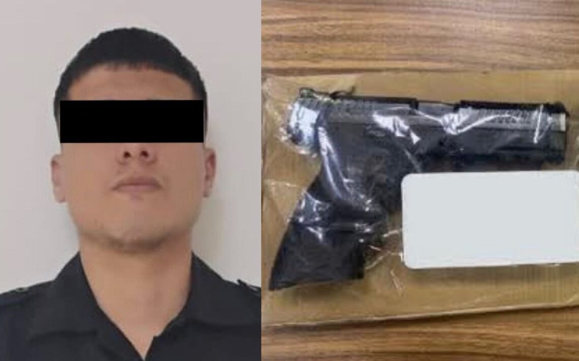 Un escolta fue arrestado en Santiago, Nuevo León, por portar un arma y una licencia presuntamente falsa. Conoce todos los detalles.