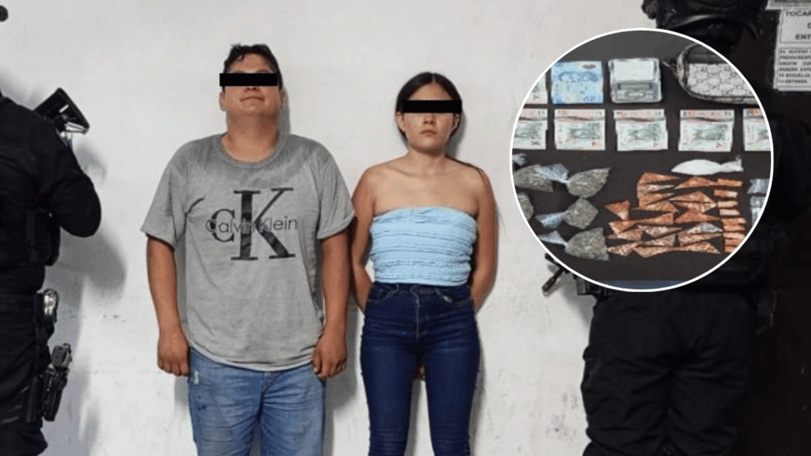 Detienen en Santa Catarina a pareja con drogas y se les investiga por un ataque armado reciente.