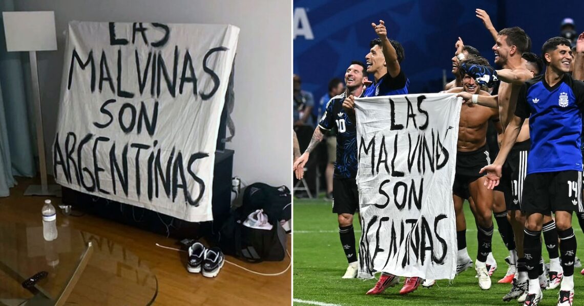 Descubre la conmovedora historia del autor de la bandera de Malvinas y su memorable entrada a la cancha.