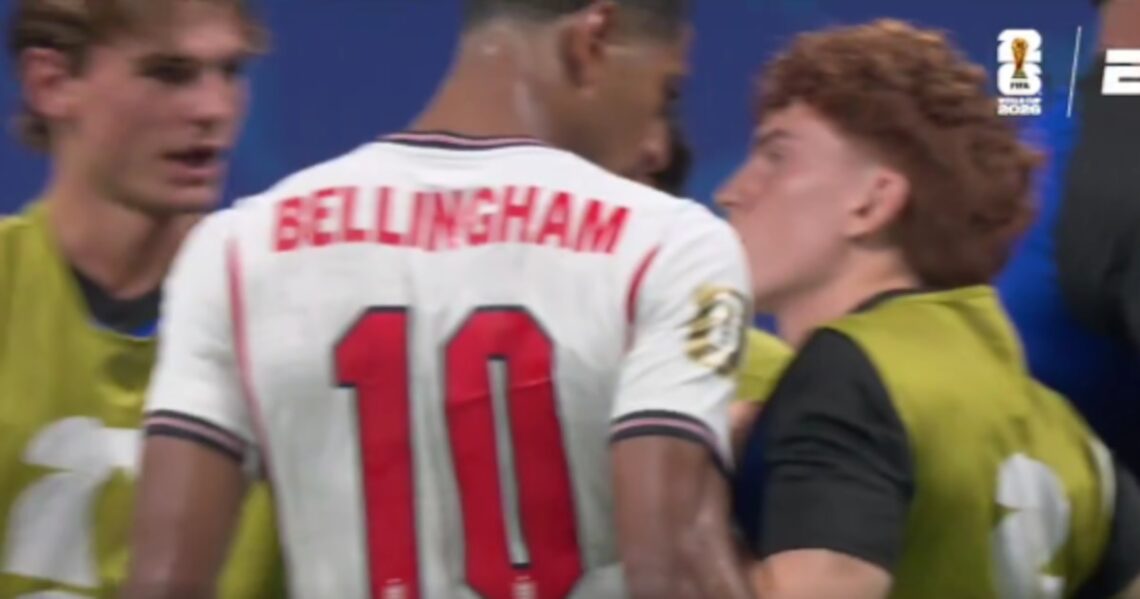Un controversial momento se vivió entre Jude Bellingham y Valentín Barco tras la victoria argentina en el Mundial.