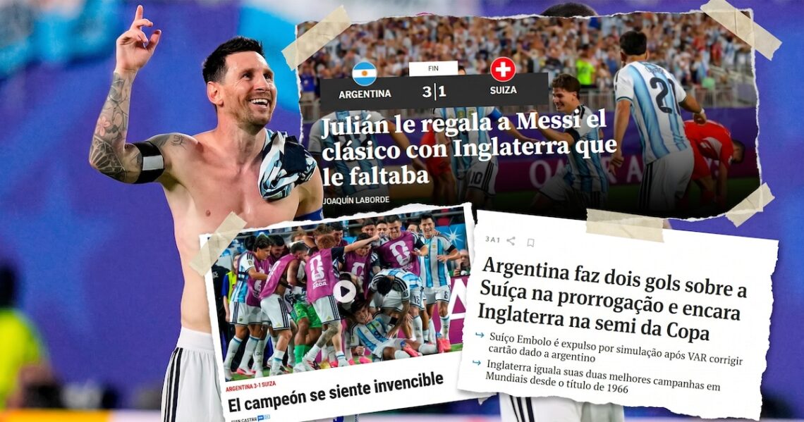 Los medios de comunicación elogian a Argentina tras su paso a las semifinales del Mundial, destacando su invencibilidad.