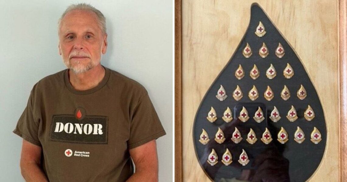 Dan Ryan, un hombre que detestaba las agujas, ha batido un récord Guinness donando más de 113 litros de sangre.