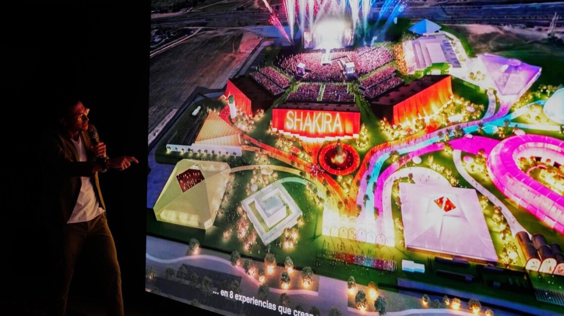 La ciudad mágica creada por Shakira para sus shows en Madrid promete una experiencia única e inmersiva para sus fans.
