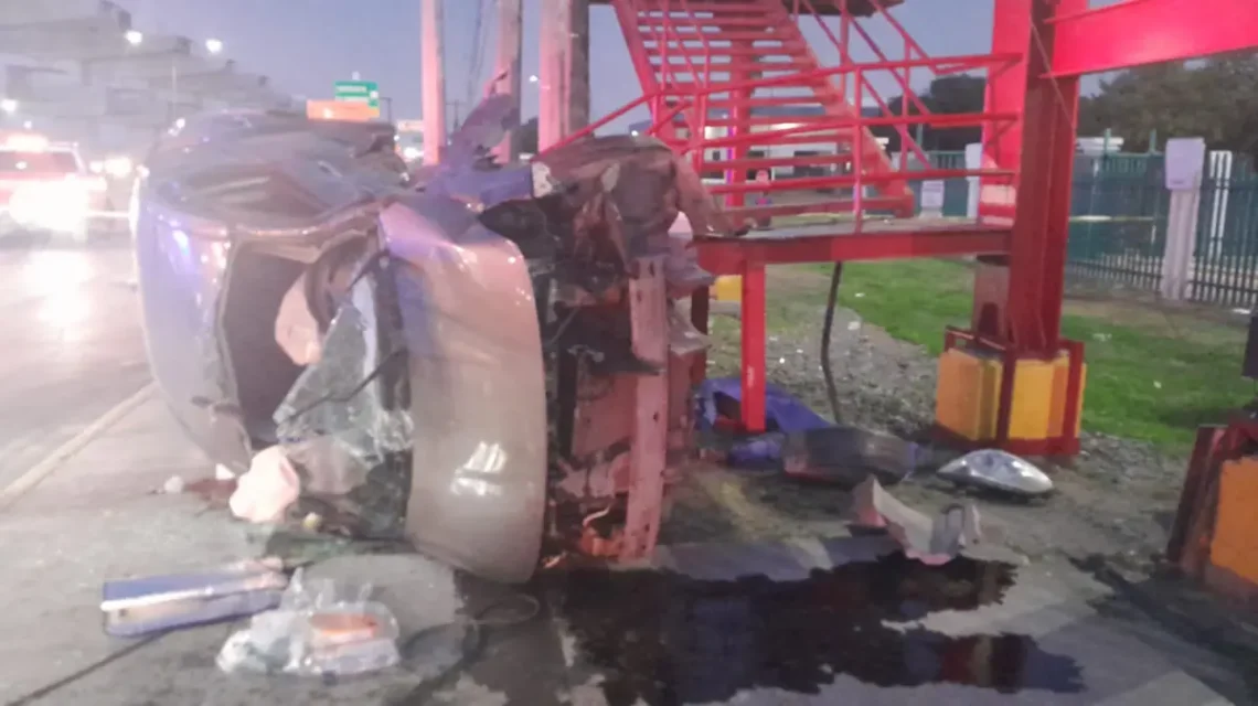 Un fatal accidente en la avenida Miguel Alemán de Apodaca termina con la vida de un vendedor de café.